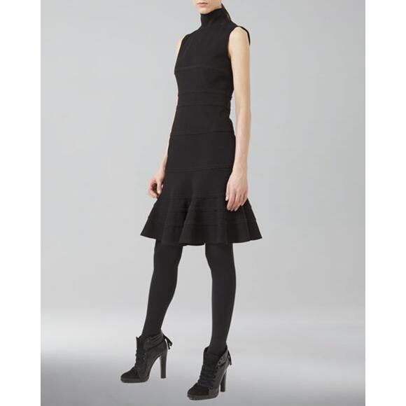 Akris Punto Stretch Jersey Fit and Flare Dress - Picture 1 of 5